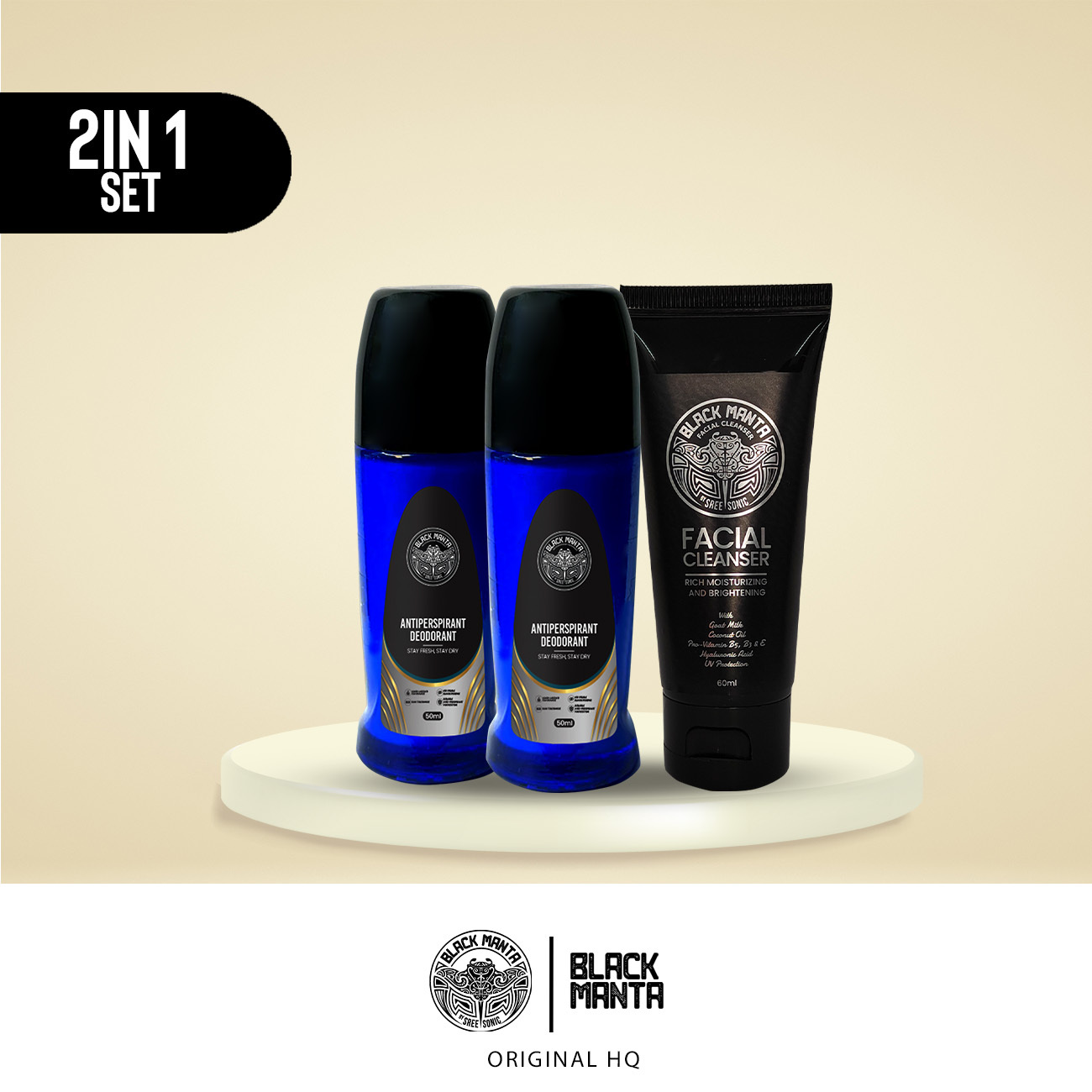 DEO TWIN PACK + CLEANSER