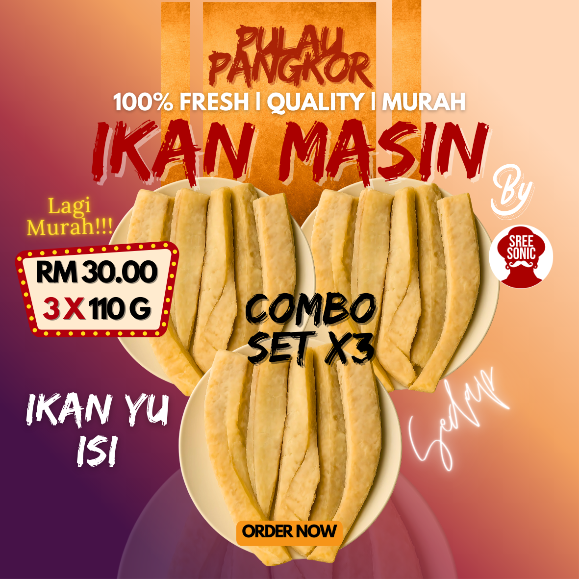 Copy of Red Modern Delicious Burger Sale Poster (2)