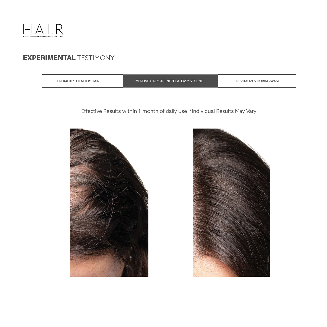 BEFORE & AFTER - ANTI HAIR LOSS SHAMPOO