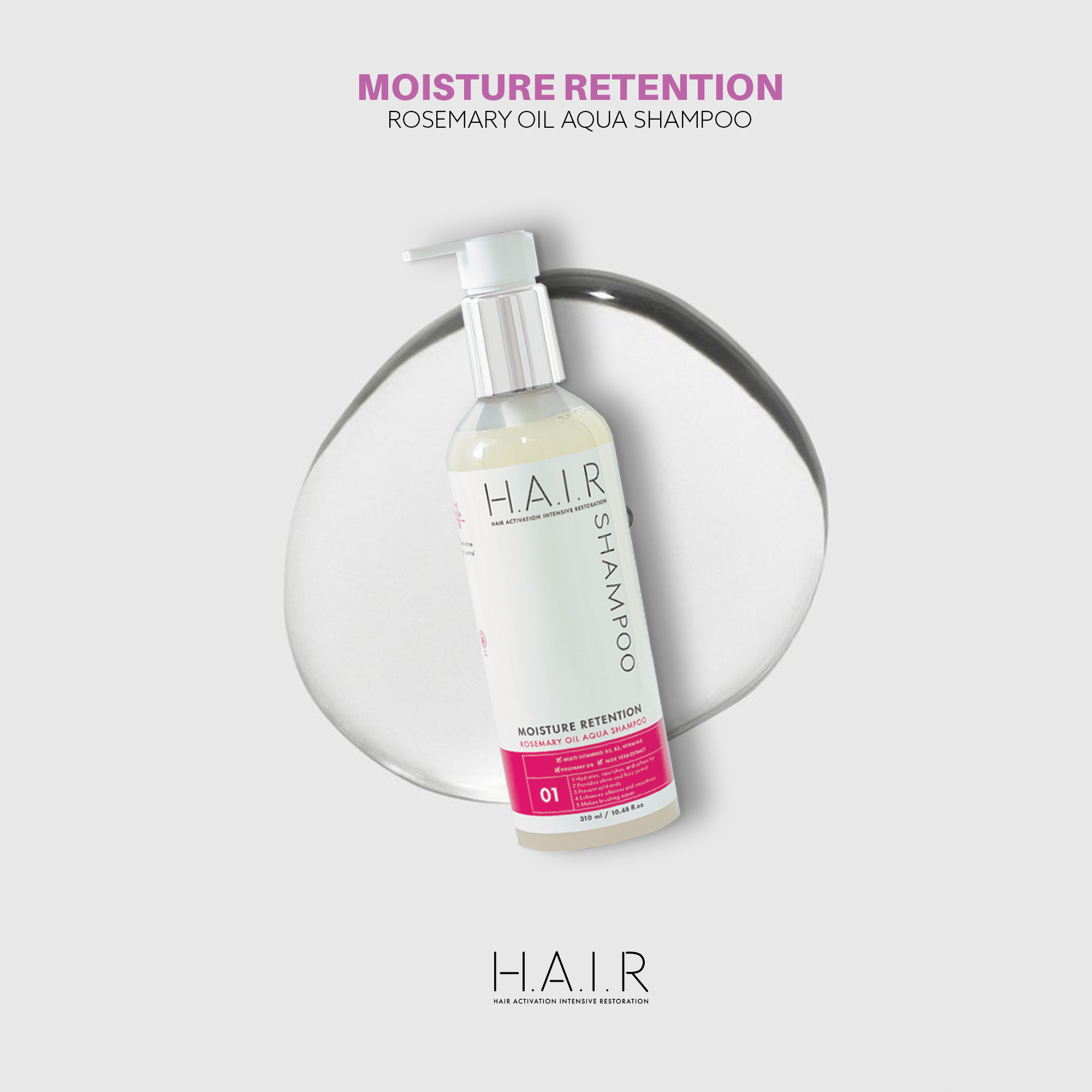 MOISTURE RETENTION - HAIR POSTER