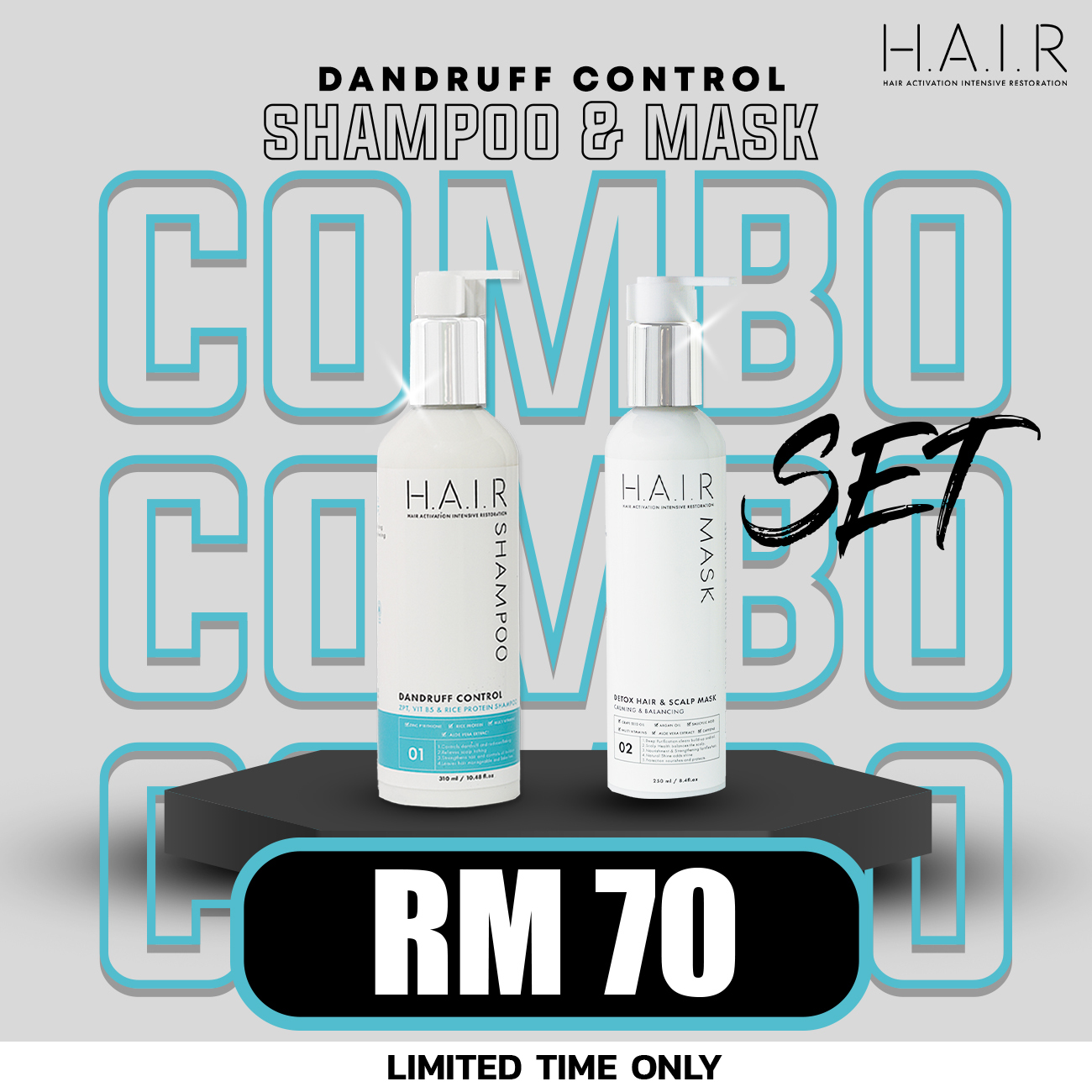 shampoo & mask  DC