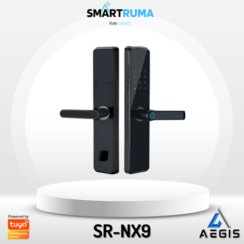 NX9 Smart Door Lock Black