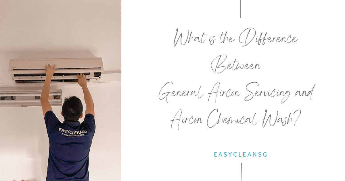 General Aircon Servicing vs Aircon Chemical Wash