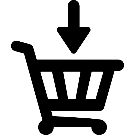 down-arrow-on-shopping-basket