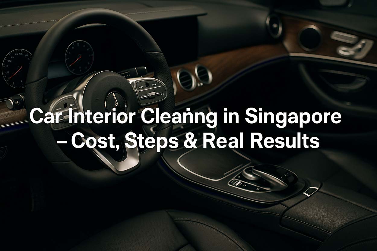 Car Interior Cleaning in Singapore – Cost, Steps & Real Results (2025)