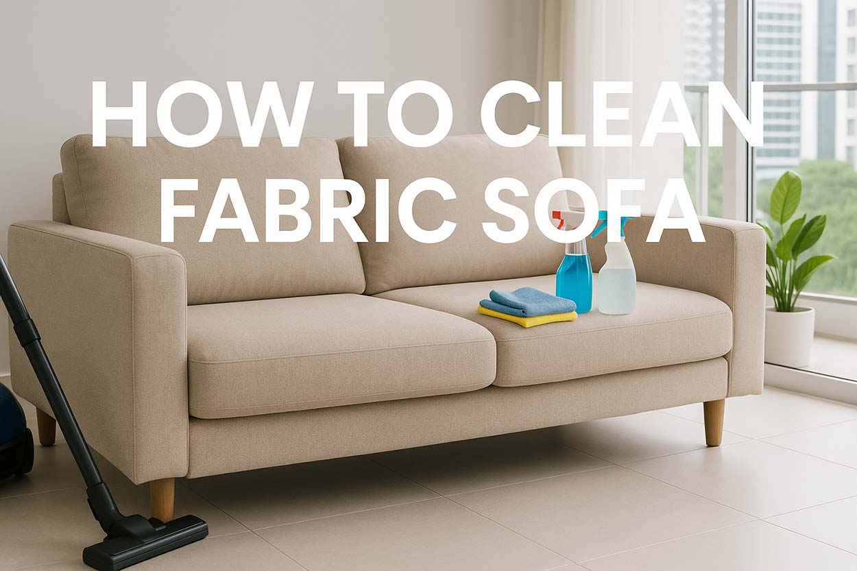 How to Clean Fabric Sofa: Step-by-Step Guide for Singapore Homes