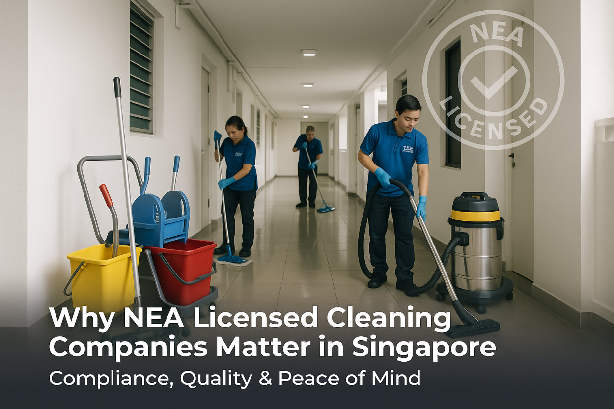 Why Choosing An NEA Licensed Cleaning Company Matters In Singapore