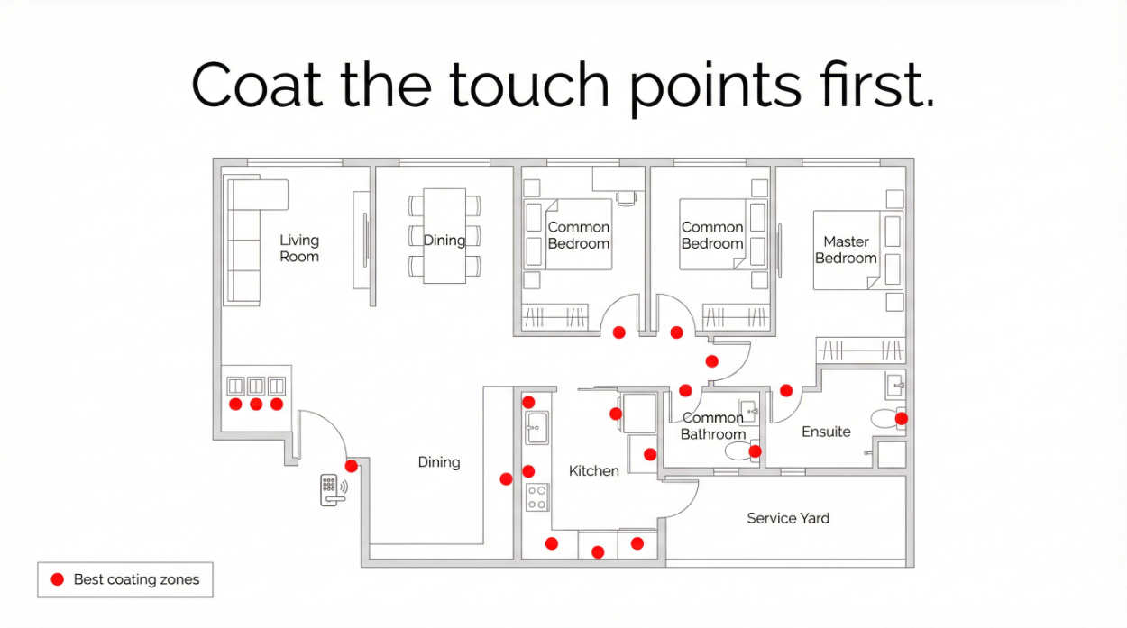 Anti Microbial Coating  for Singapore Property Owners