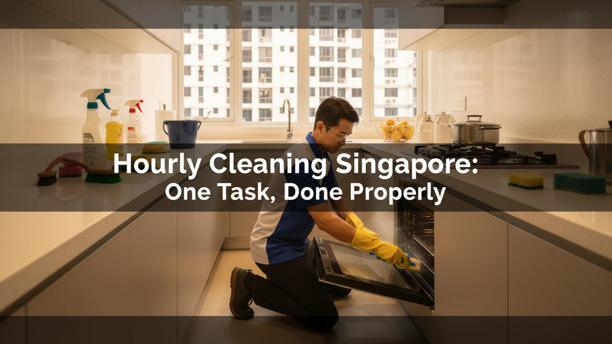 Hourly Cleaning in Singapore: Hire a Dedicated Team for One Task, Done Properly