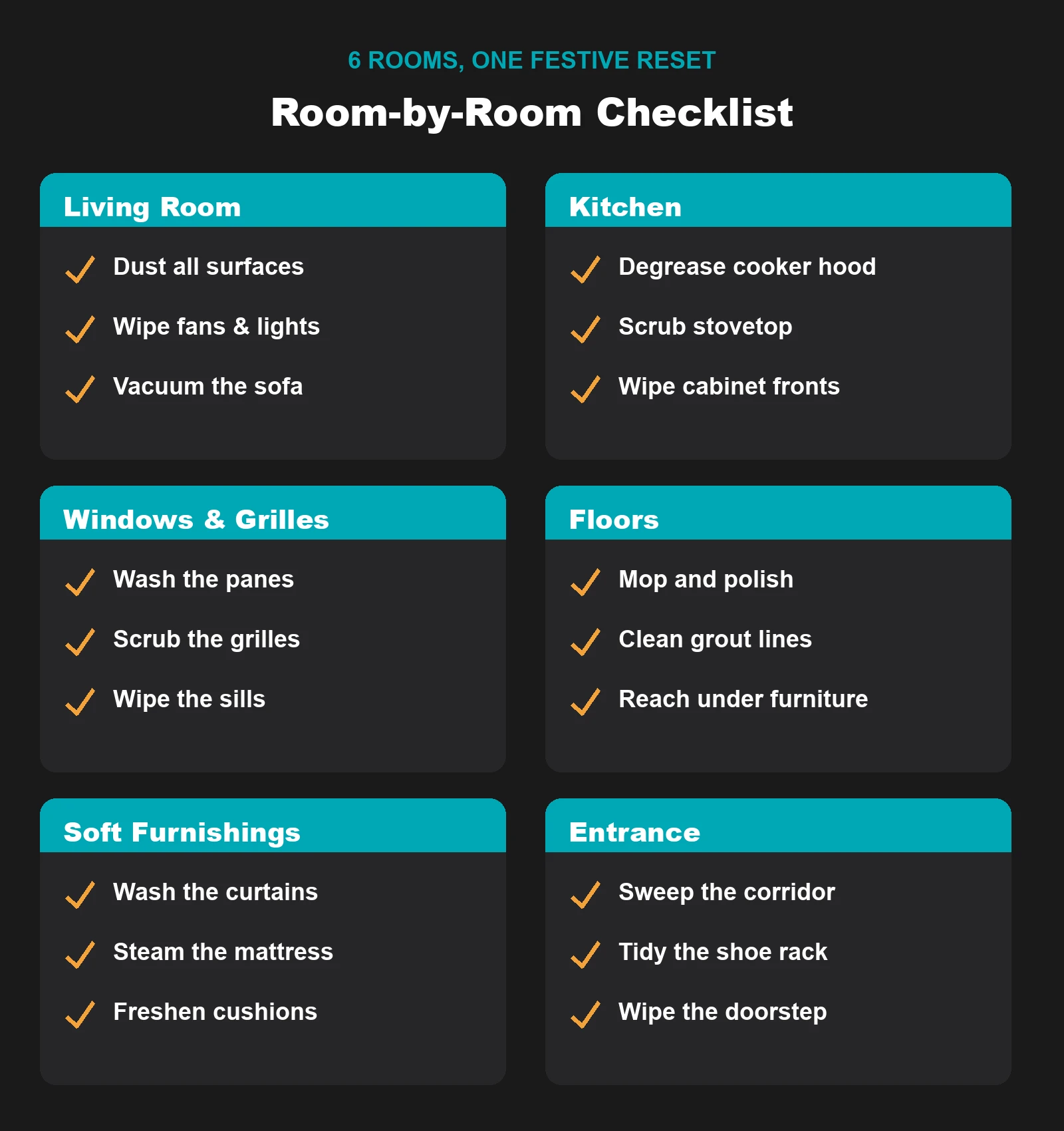 Deepavali Deep-Clean Checklist Singapore (2026)