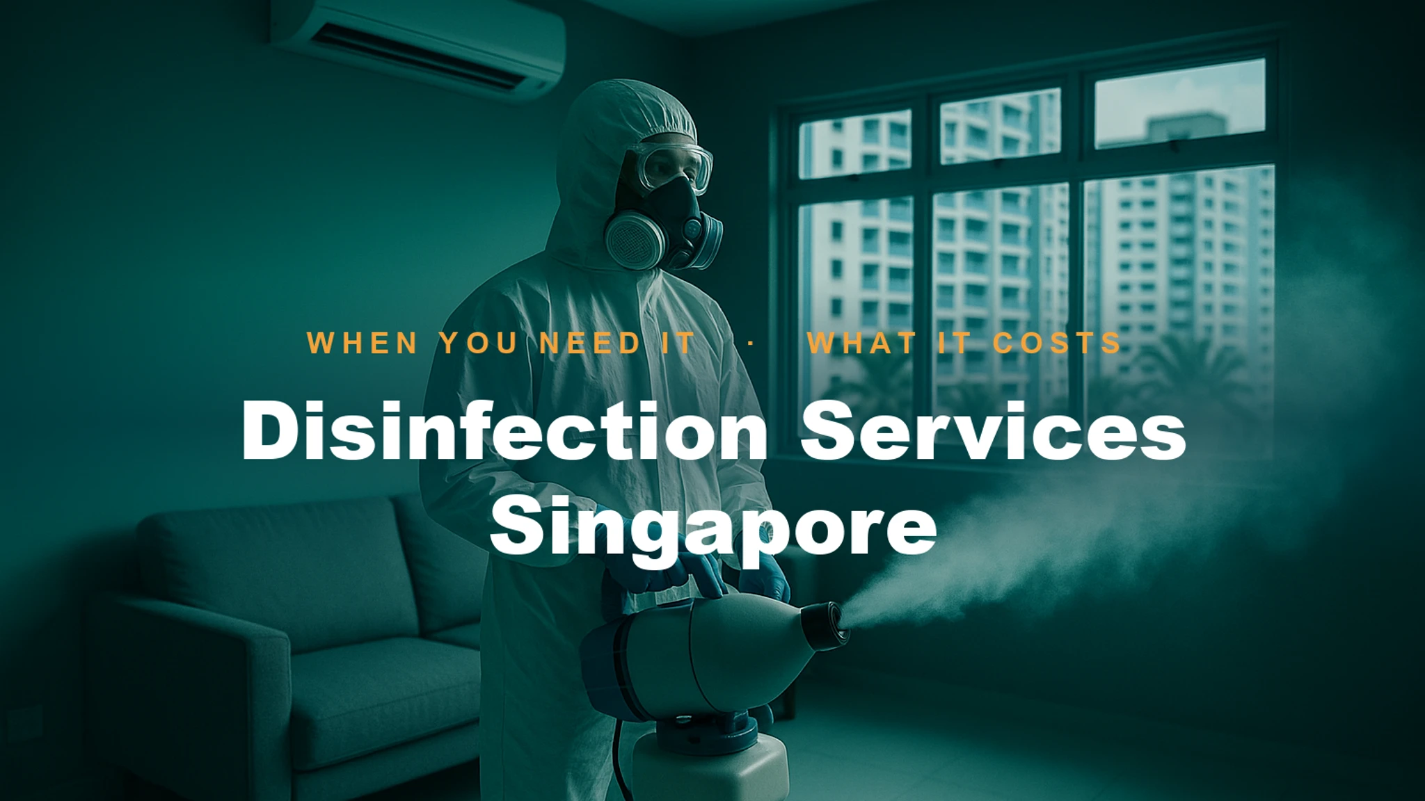 Disinfection Services Singapore: When You Need It, What It Costs