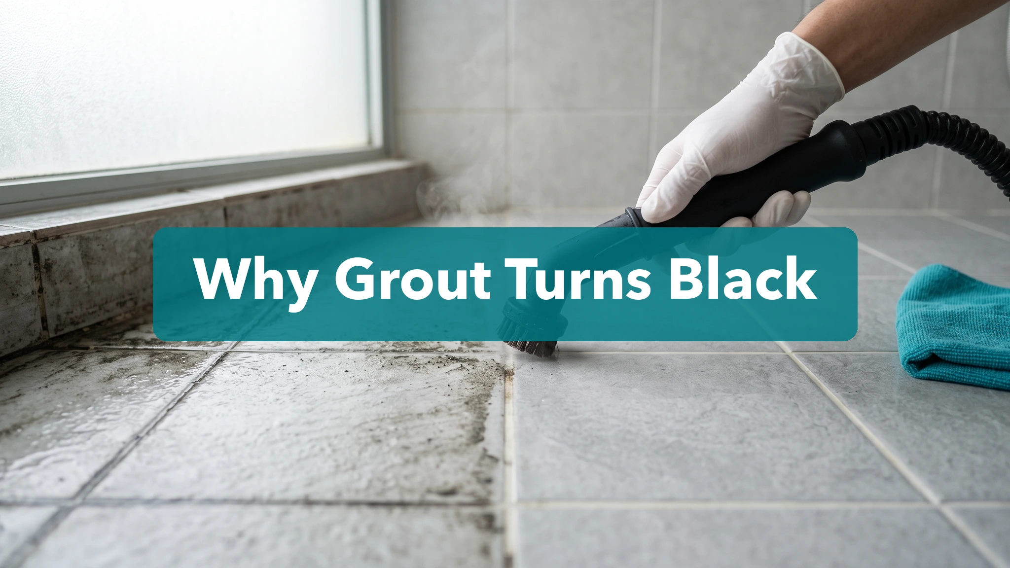 Grout Cleaning: Why Grout Turns Black