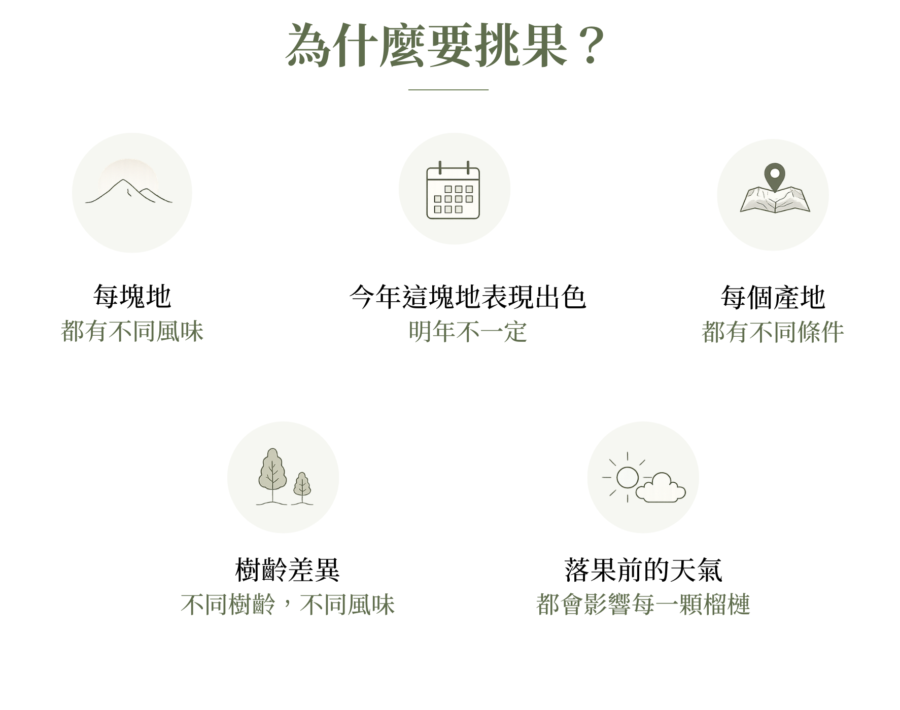 為什麼要挑果？ (1)