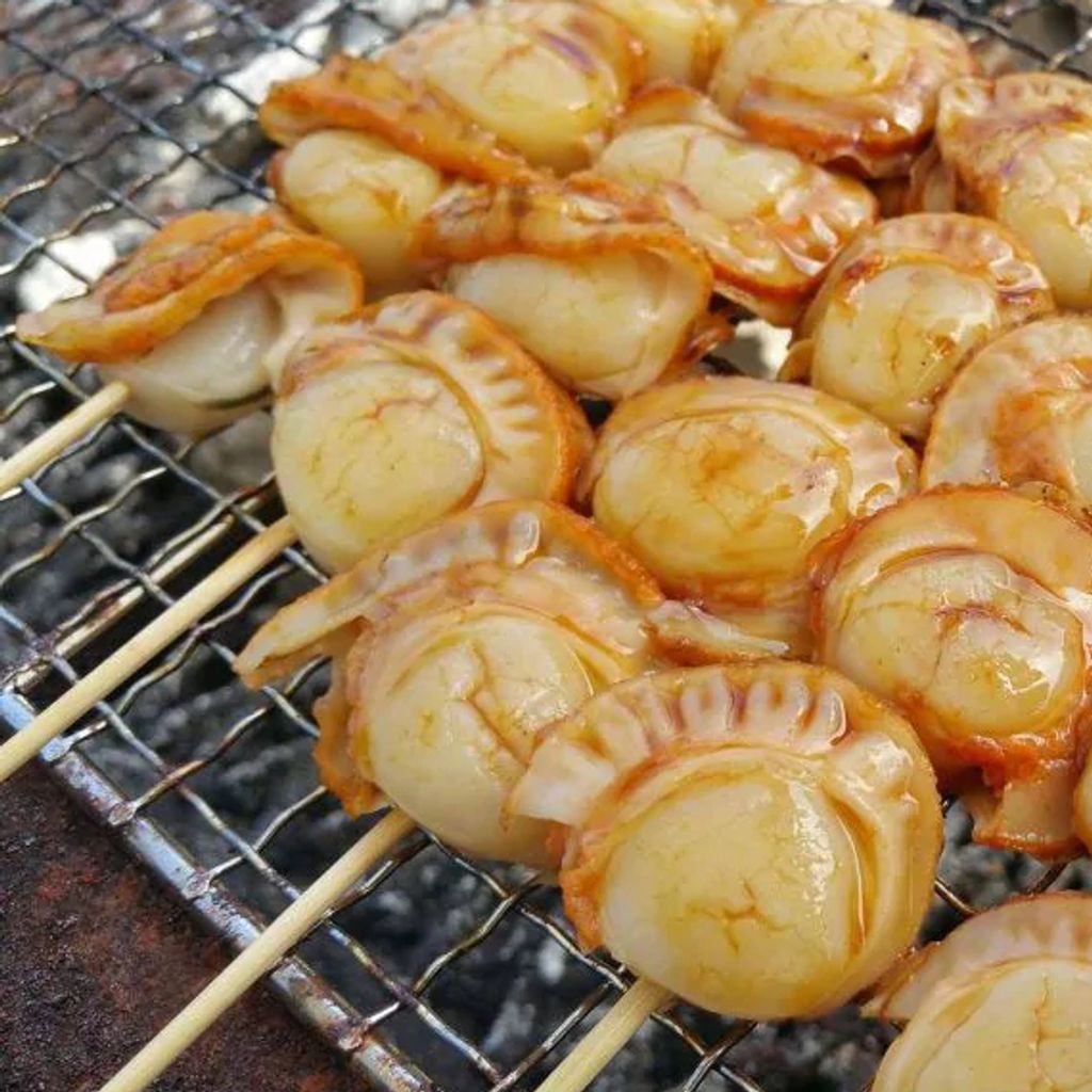 grilled hotate scallop