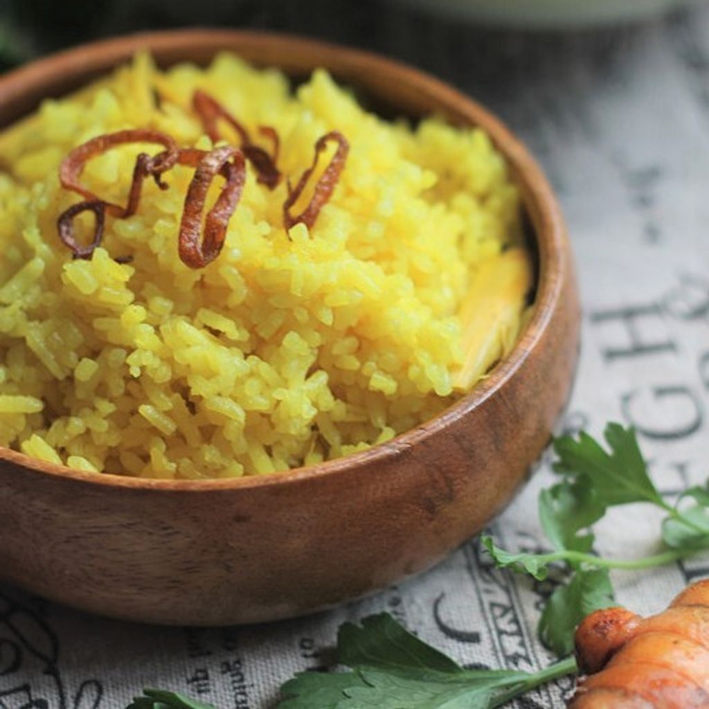 mini turmeric ginger rice