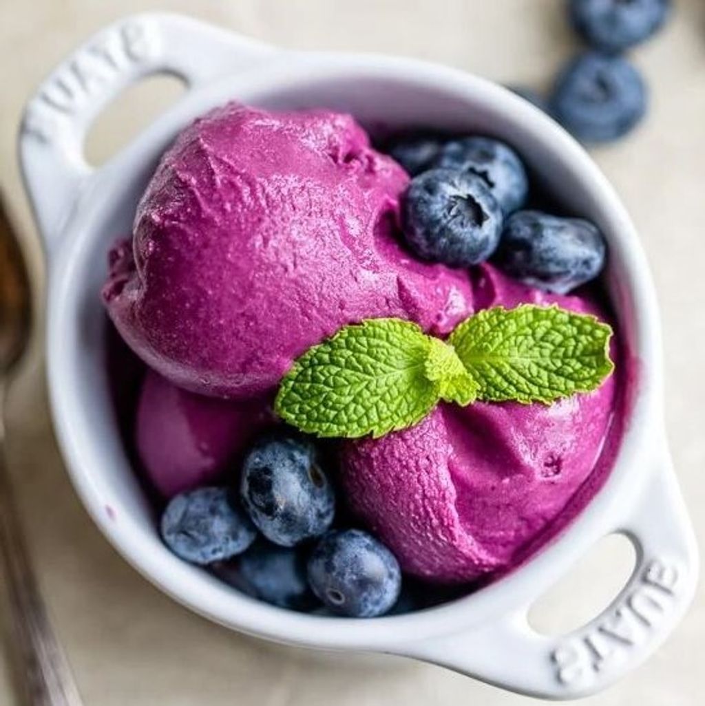 blueberry ice cream