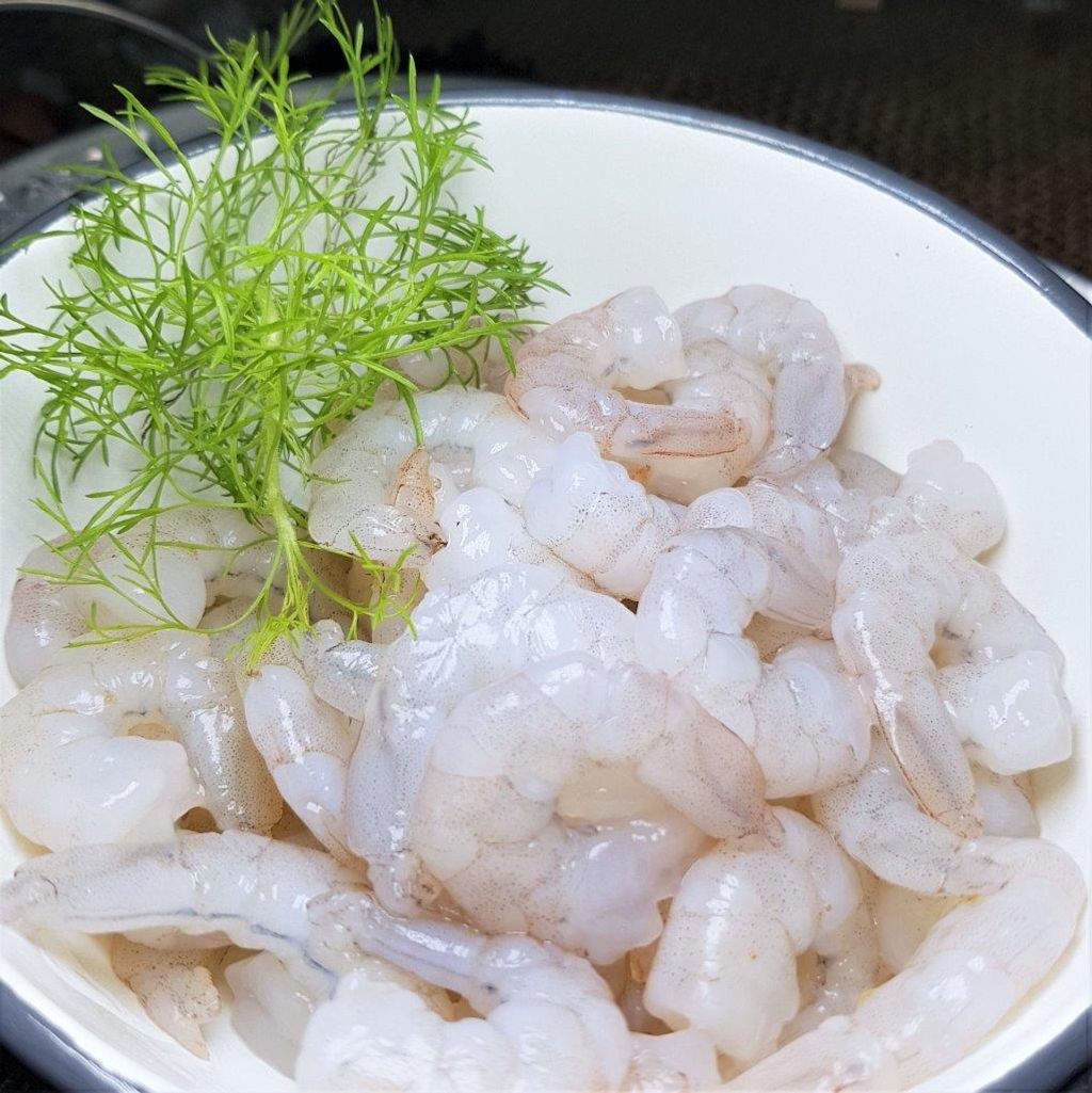 prawn meat no glazing