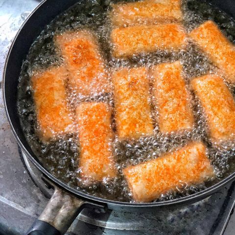 fried roasted chicken pastry