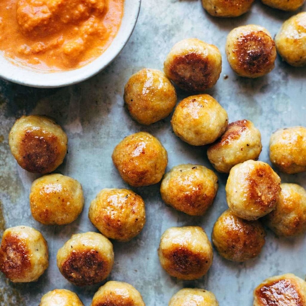 Baked-Chicken-Meatballs
