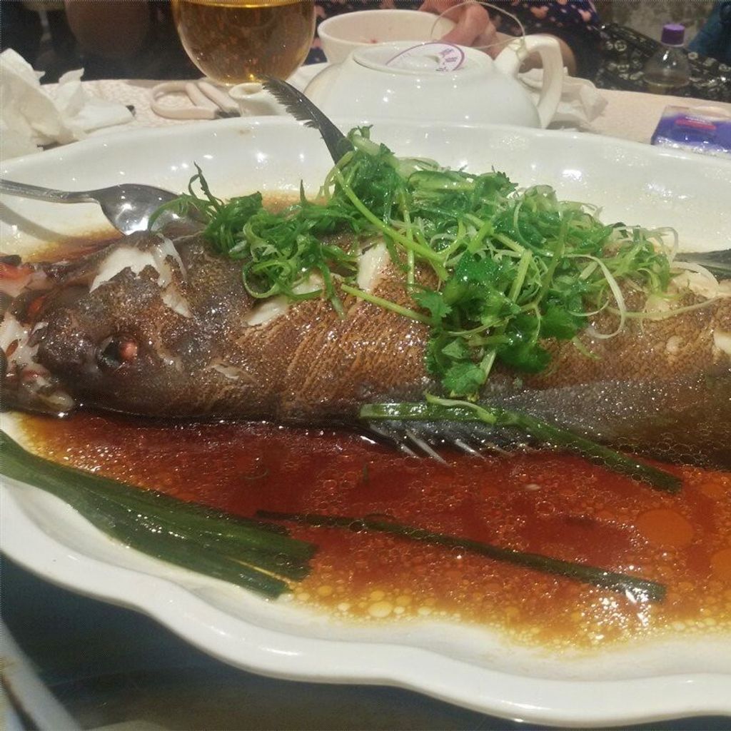 black speckled grouper steamed