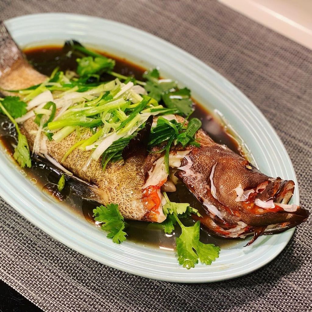 black speckled grouper soy sauce