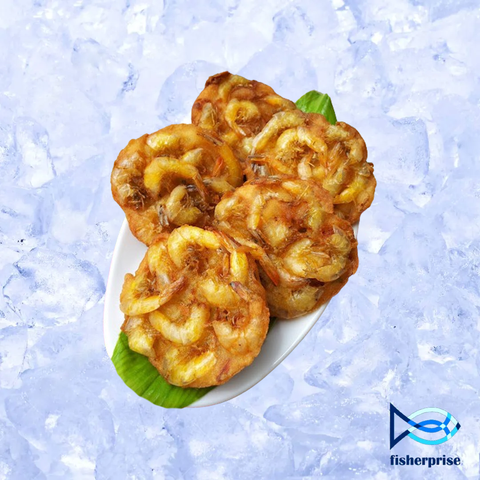 fried prawn cake