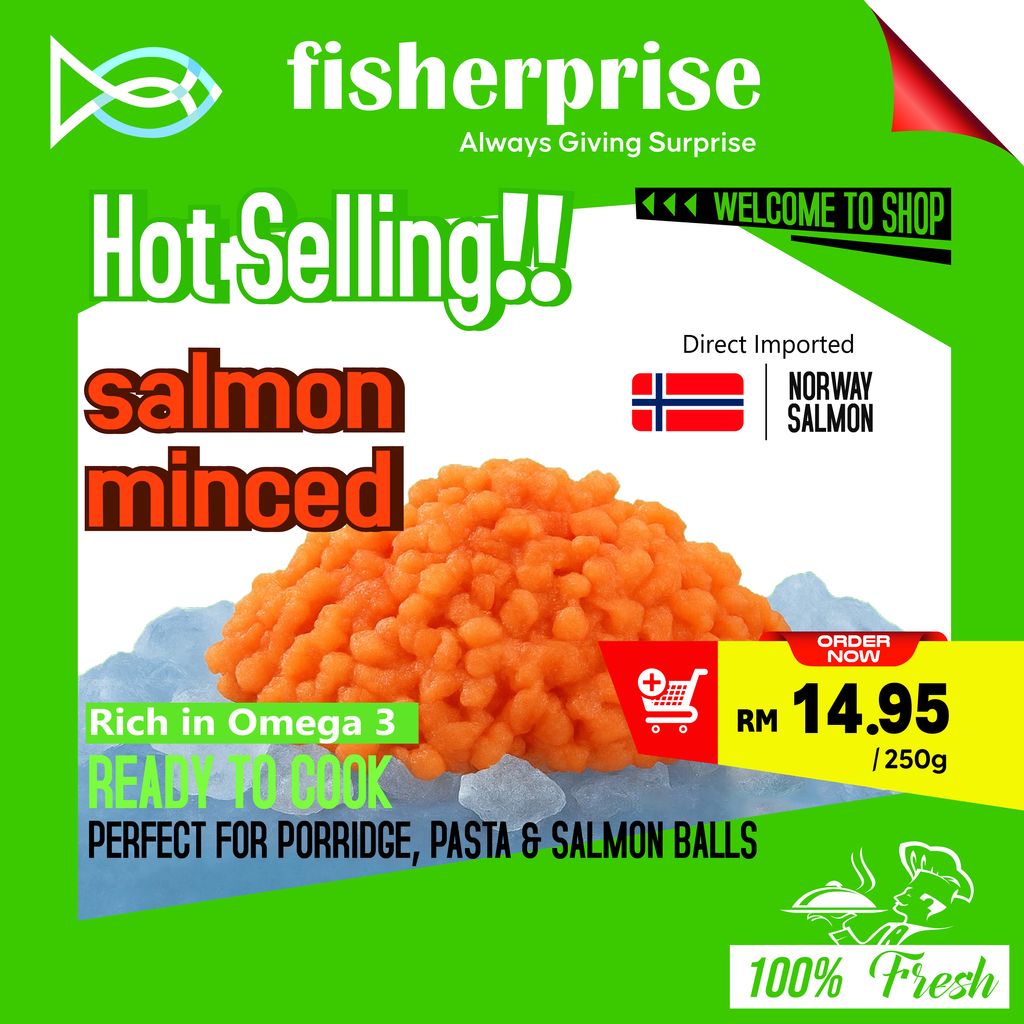 salmon minced