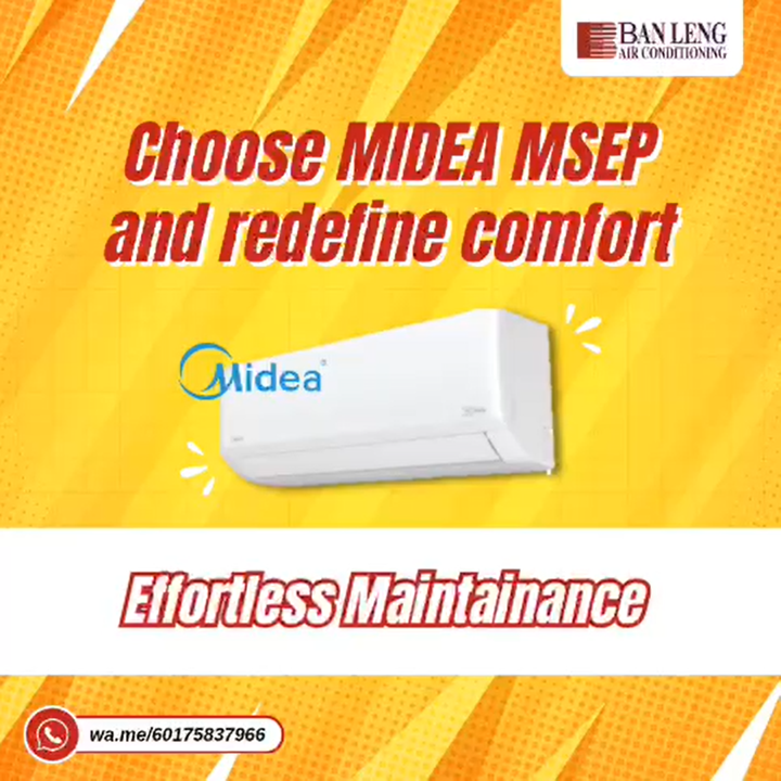 Energy-efficient Midea MSEP models in Malaysia