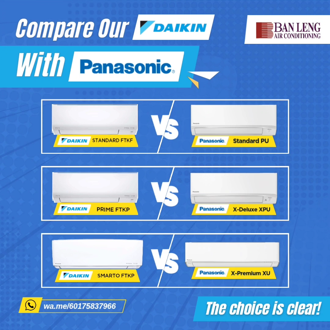 Daikin FTKP series energy-efficient air conditioners