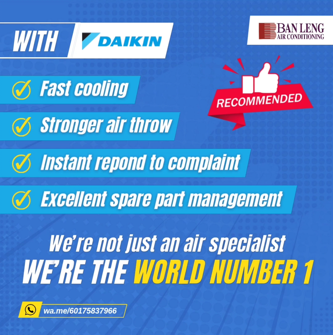 Daikin FTKP series energy-efficient air conditioners
