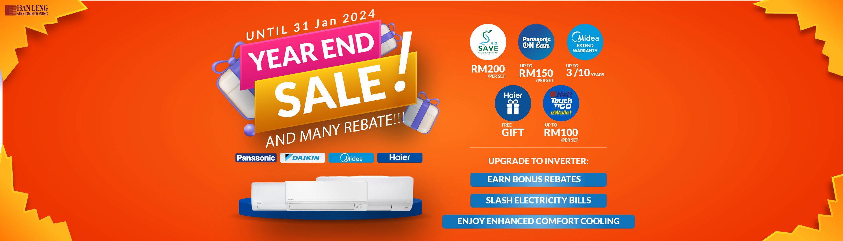 Air Conditioner Year End Sale With Save 4.0