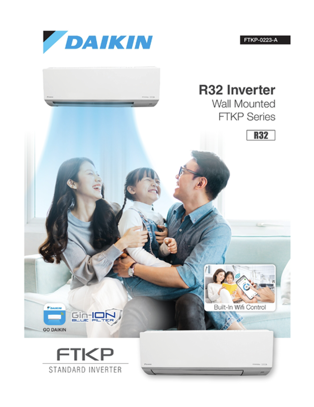 R32 Inverter Wall Mounted FTKP Series-0000