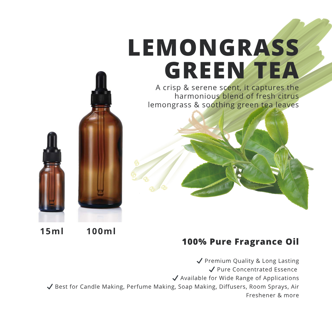 Lemongrass Green Tea _ 100% Pure Fragrance Oil