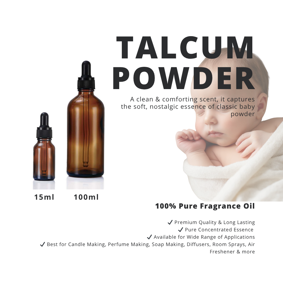 Talcum Powder _ 100% Pure Fragrance Oil