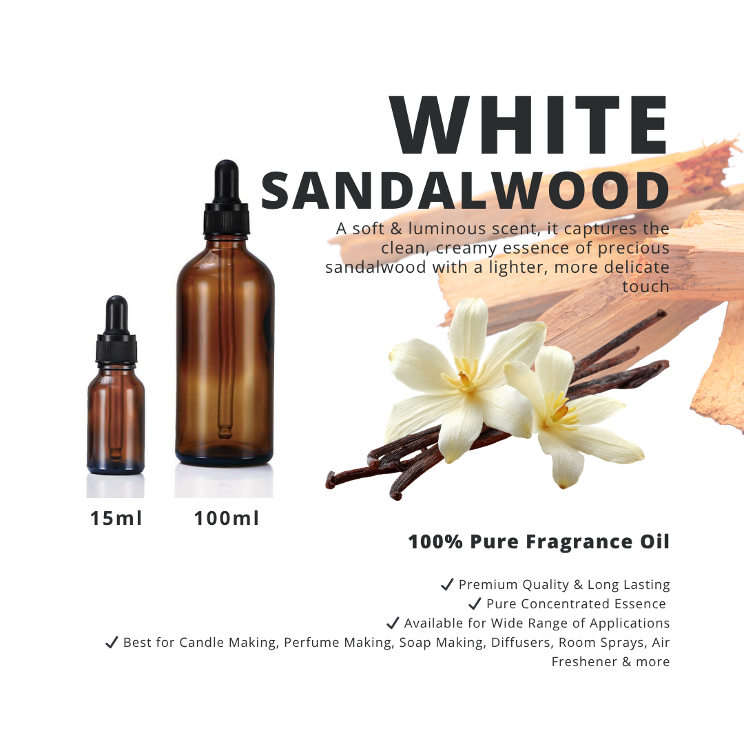 White Sandalwood _ 100% Pure Fragrance Oil