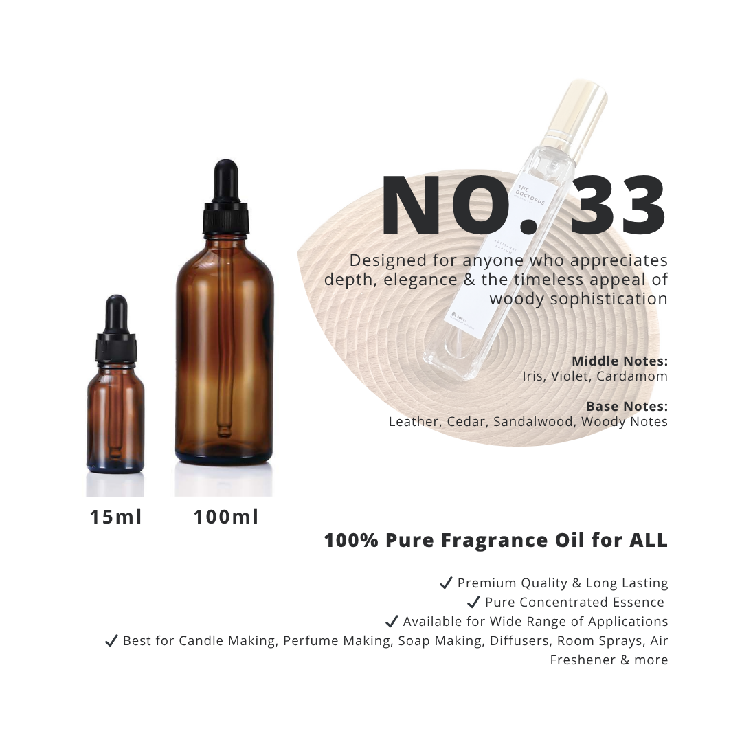 No. 33 _ 100% Pure Fragrance Oil for ALL