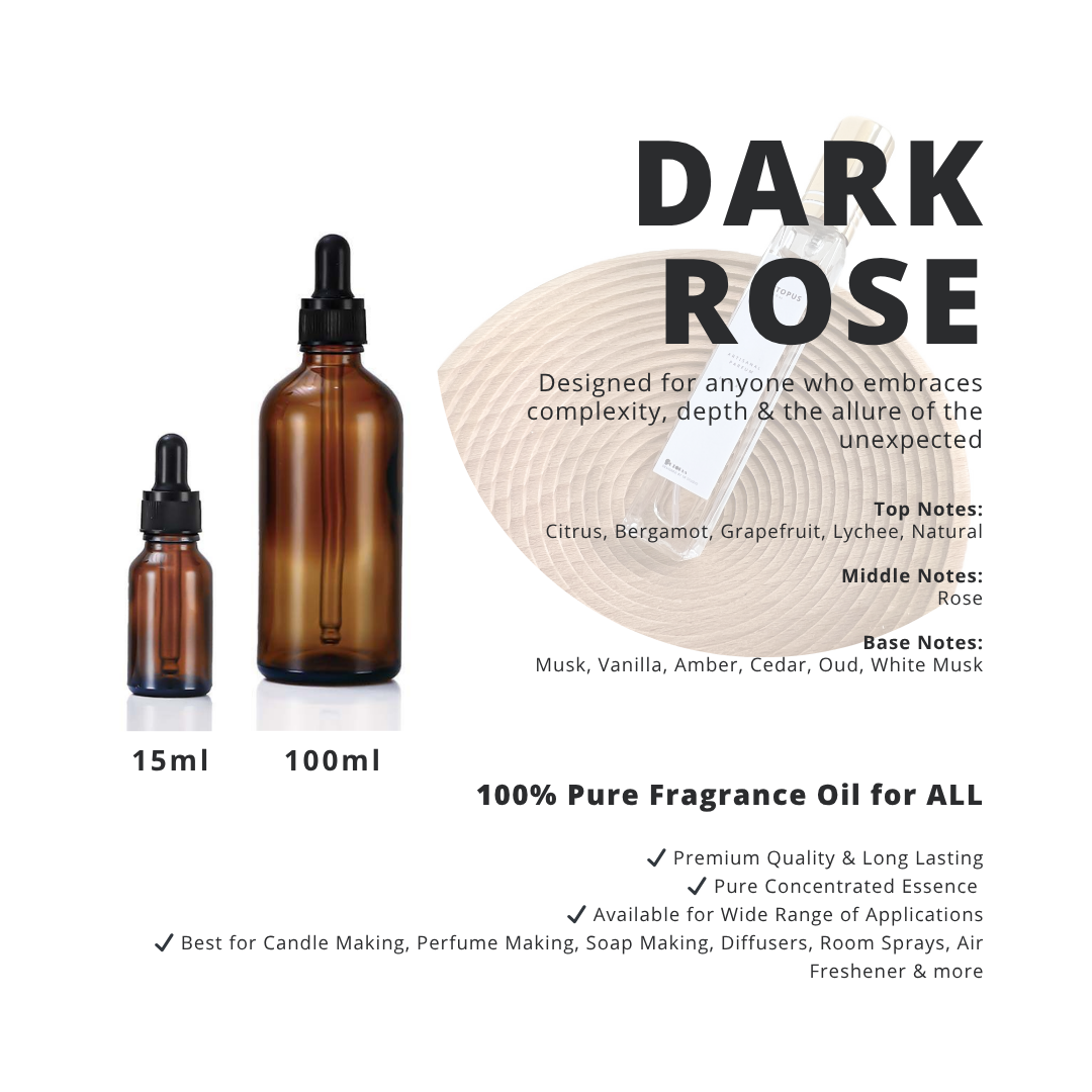 Dark Rose _ 100% Pure Fragrance Oil for ALL