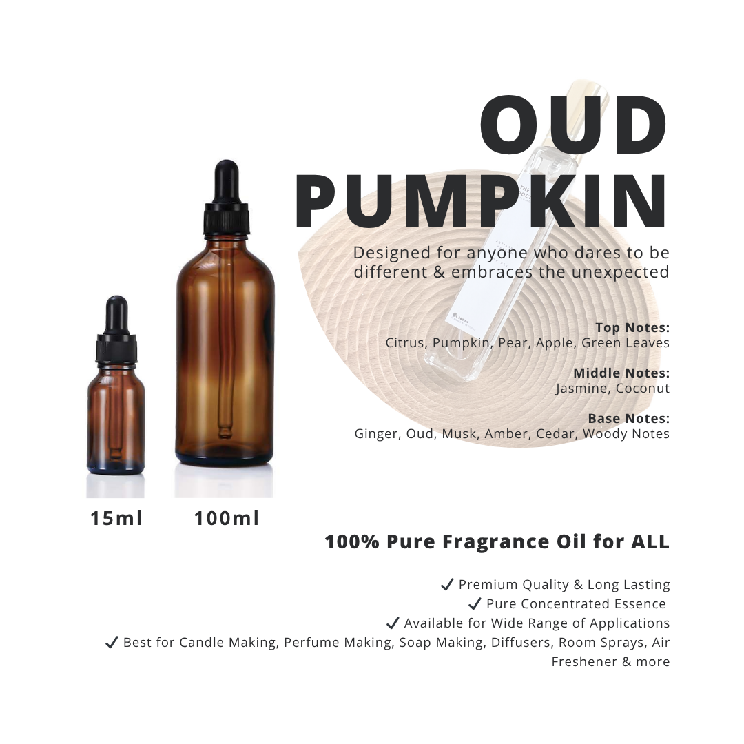 Oud Pumpkin _ 100% Pure Fragrance Oil for ALL