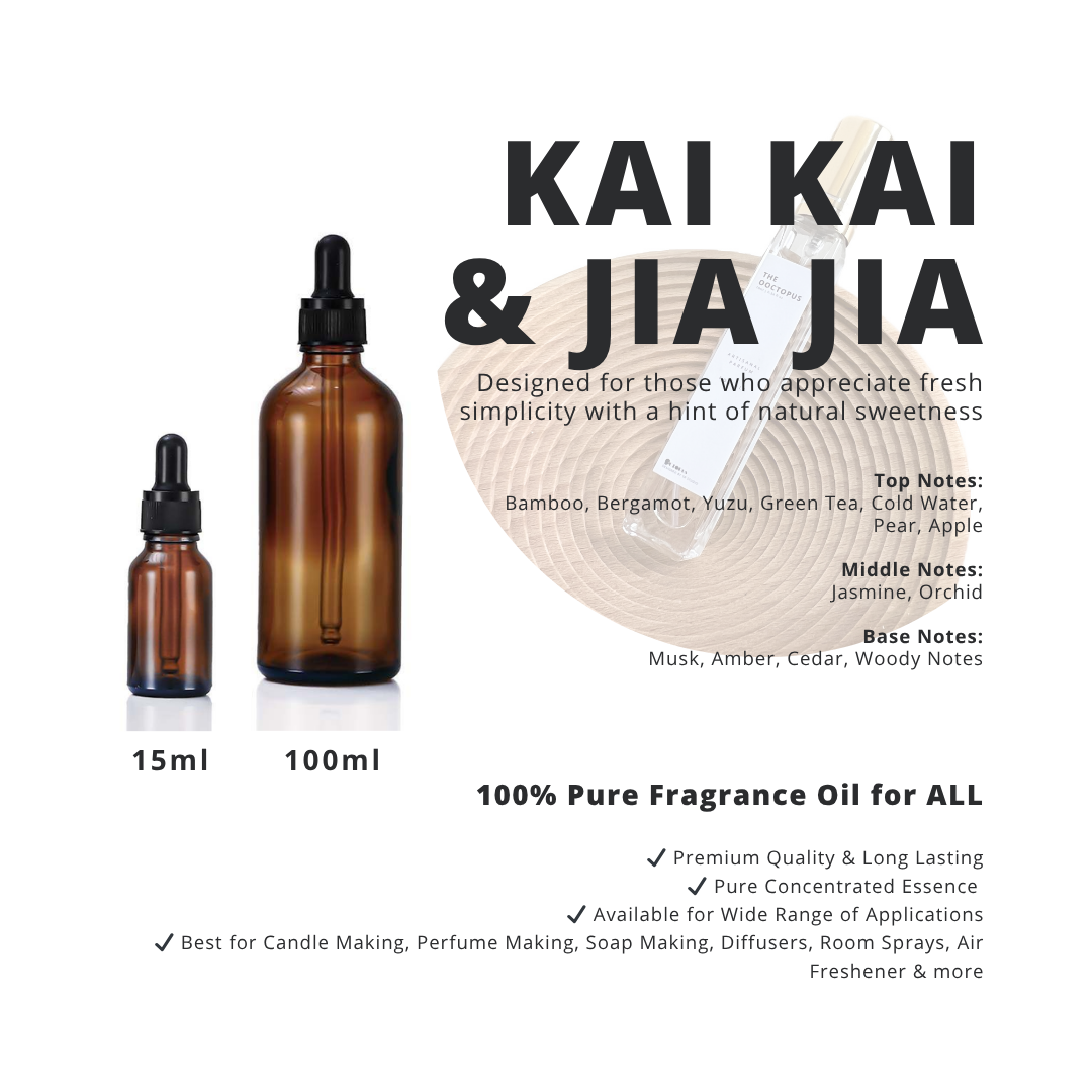 Kai Kai & Jia Jia _ 100% Pure Fragrance Oil for ALL