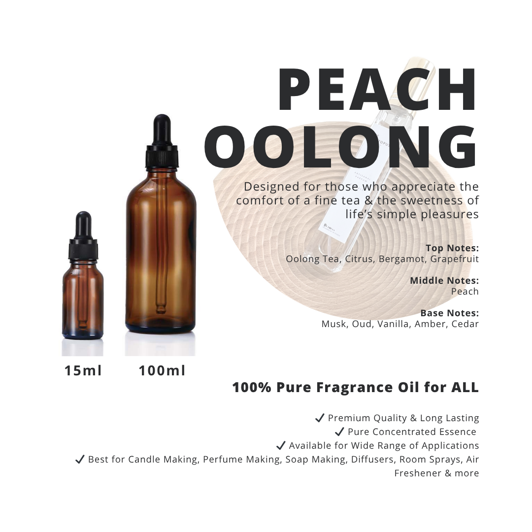 Peach Oolong _ 100% Pure Fragrance Oil for ALL