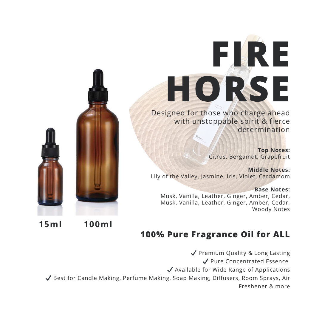 Fire Horse _ 100% Pure Fragrance Oil for ALL