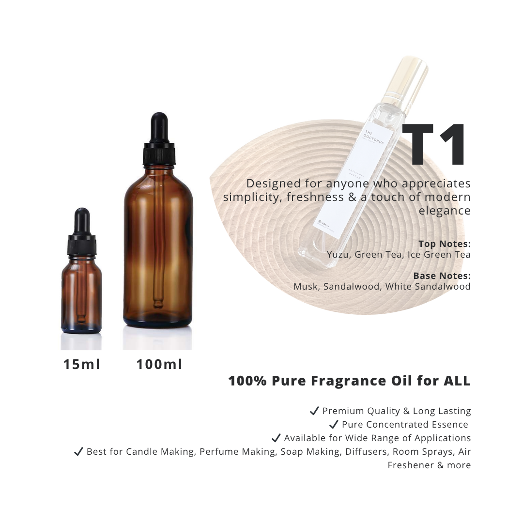 T1  100% Pure Fragrance Oil for ALL