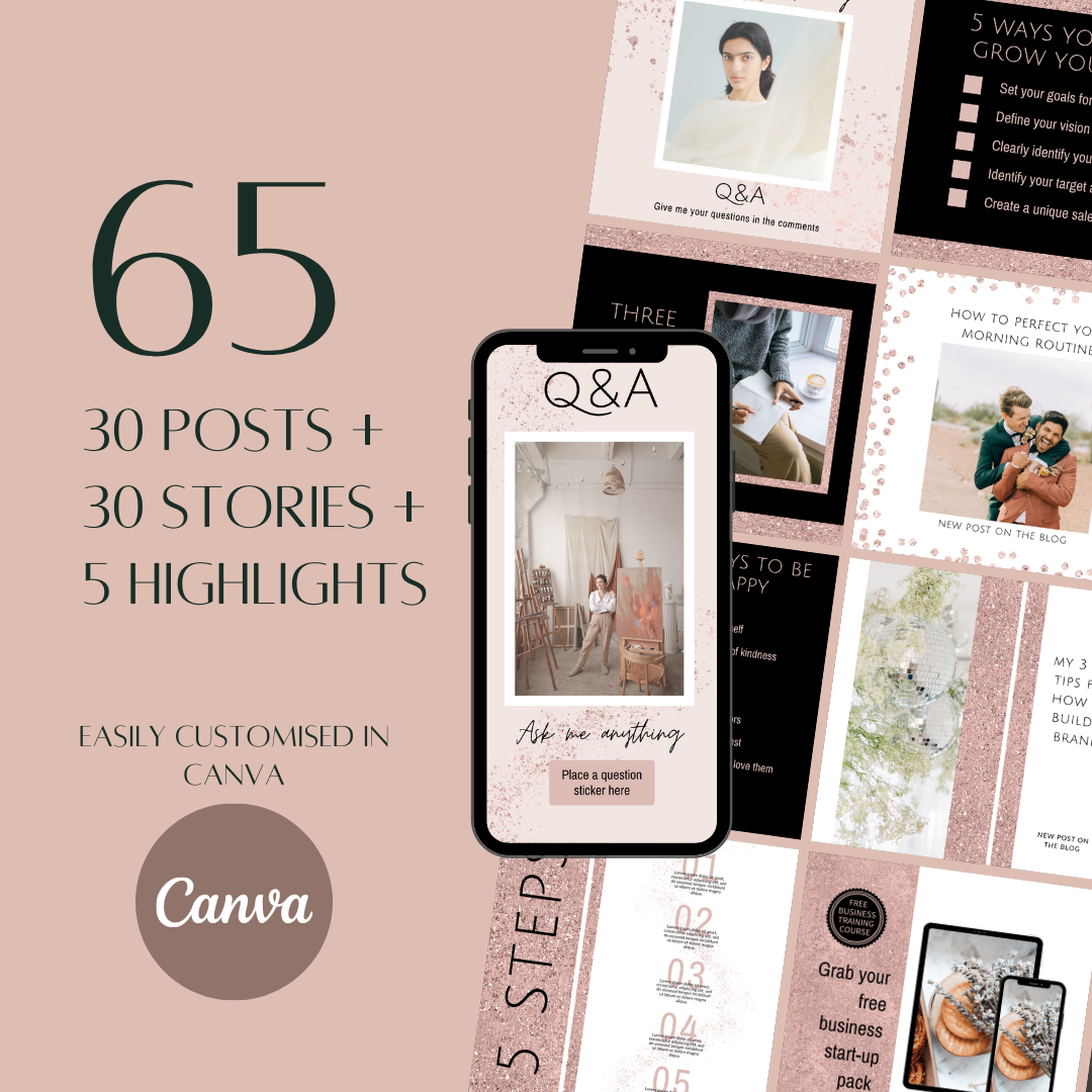 01_ROSE GOLD_30 Instagram Posts + 30 Stories + 5 Highlight Covers .png