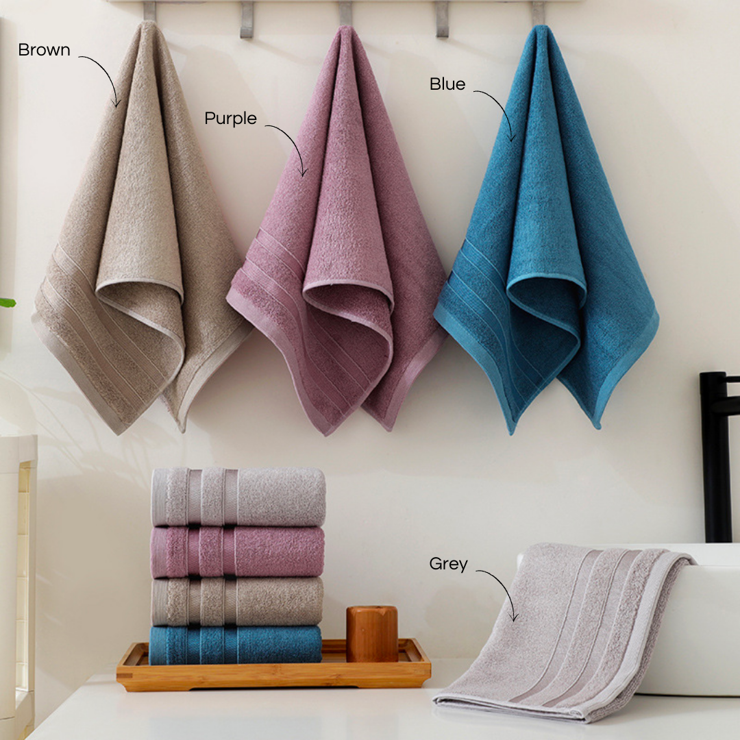 Thickened bath towel Bamboo charcoal fiber antibacterial and lint-free large  bath towel absorbent household adult bath