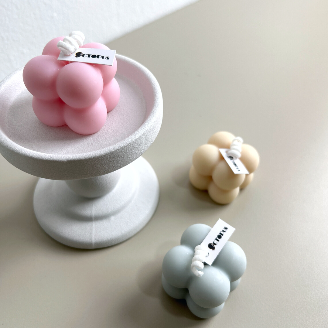 00_Mini Bubble  Decorative Collection Scented Candle (a)