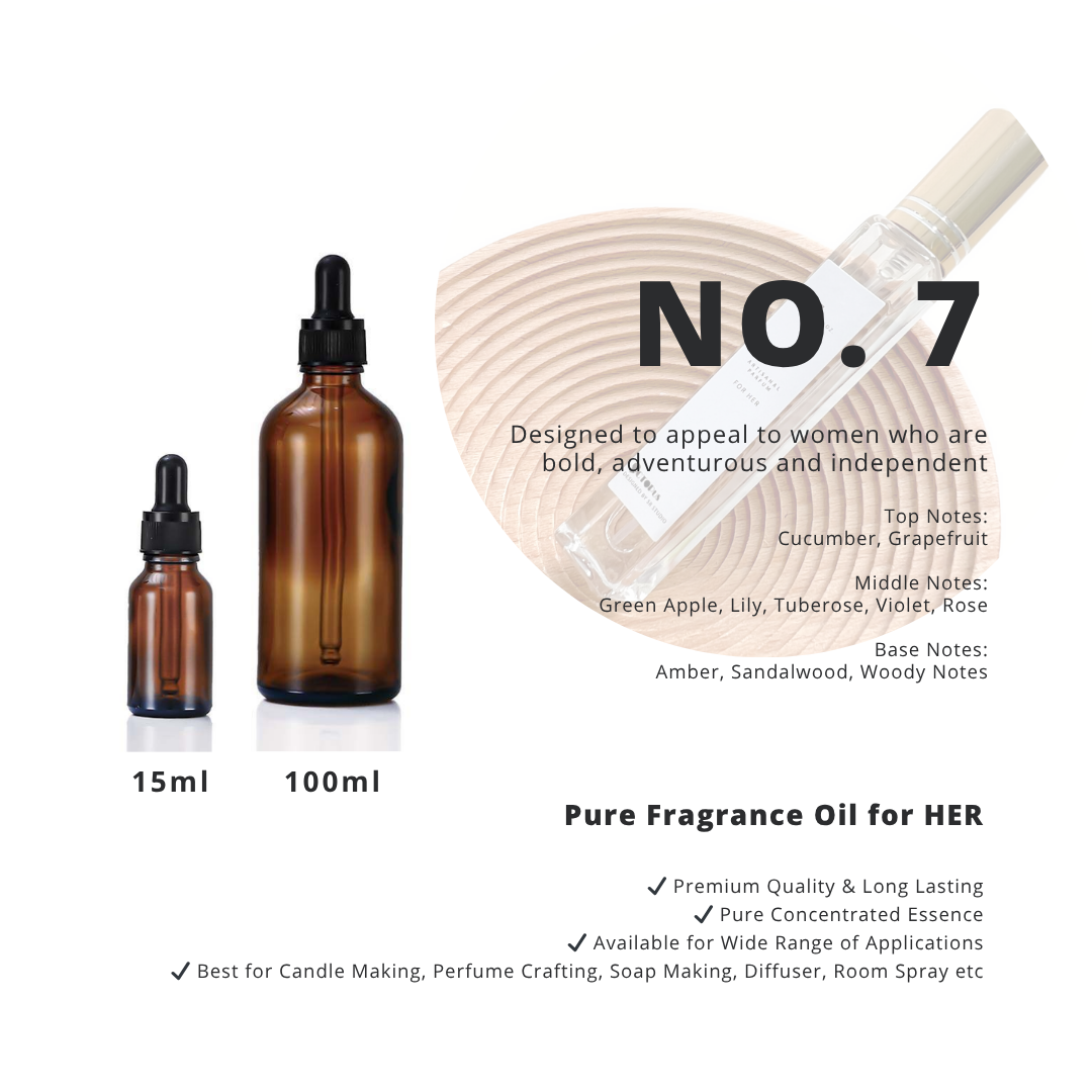 No. 7  Pure Fragrance Oil for HER