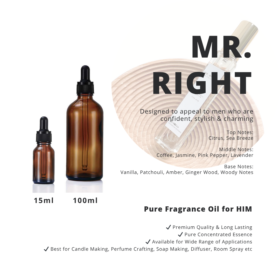 Mr. Right _ Pure Fragrance Oil for HIM