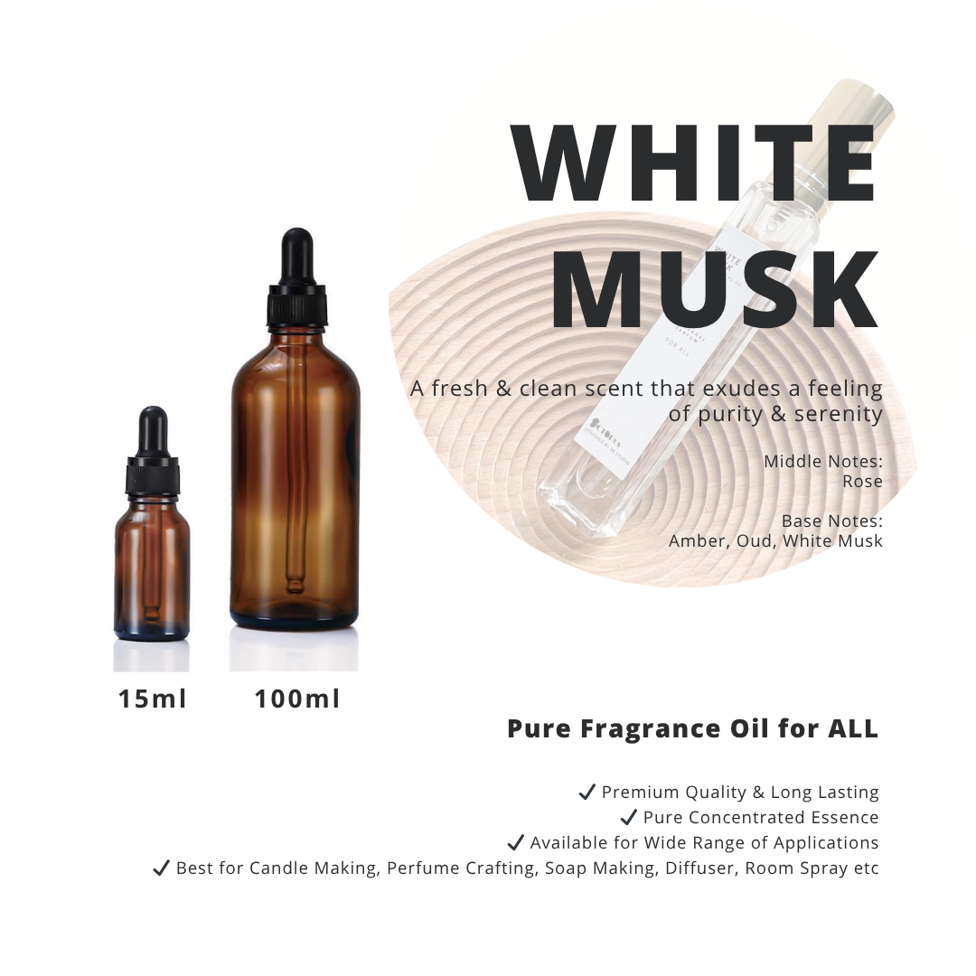 White Musk _ Pure Fragrance Oil for ALL