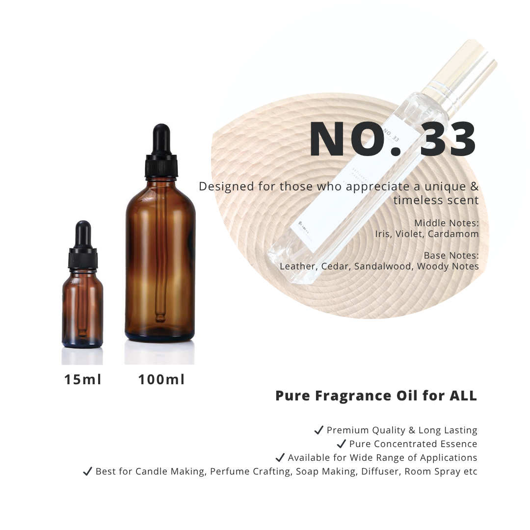 No. 33  Pure Fragrance Oil for ALL