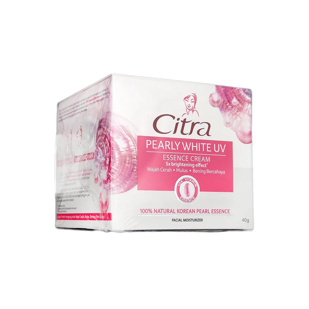 Citra Pearly White Uv Essence Cream Pink 40g Maxi Mart